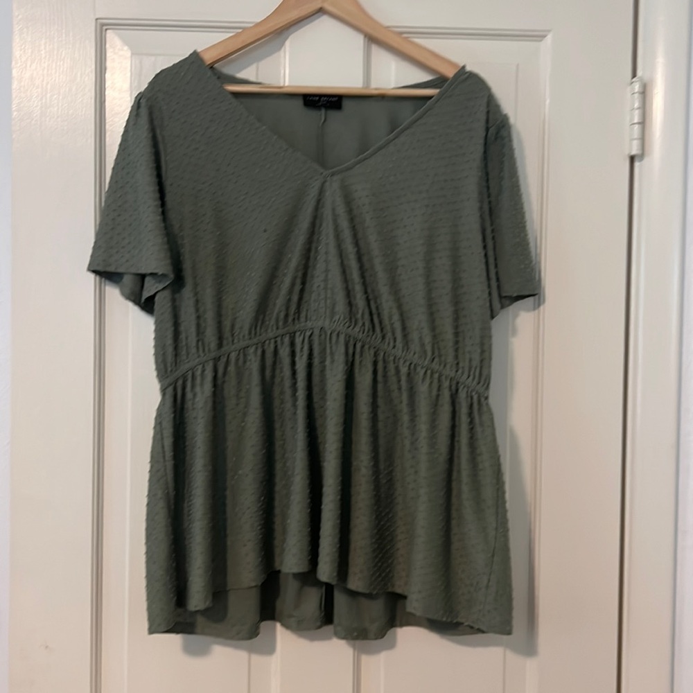 Peplum style top